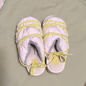 UGG Women's White and Yellow Shoes